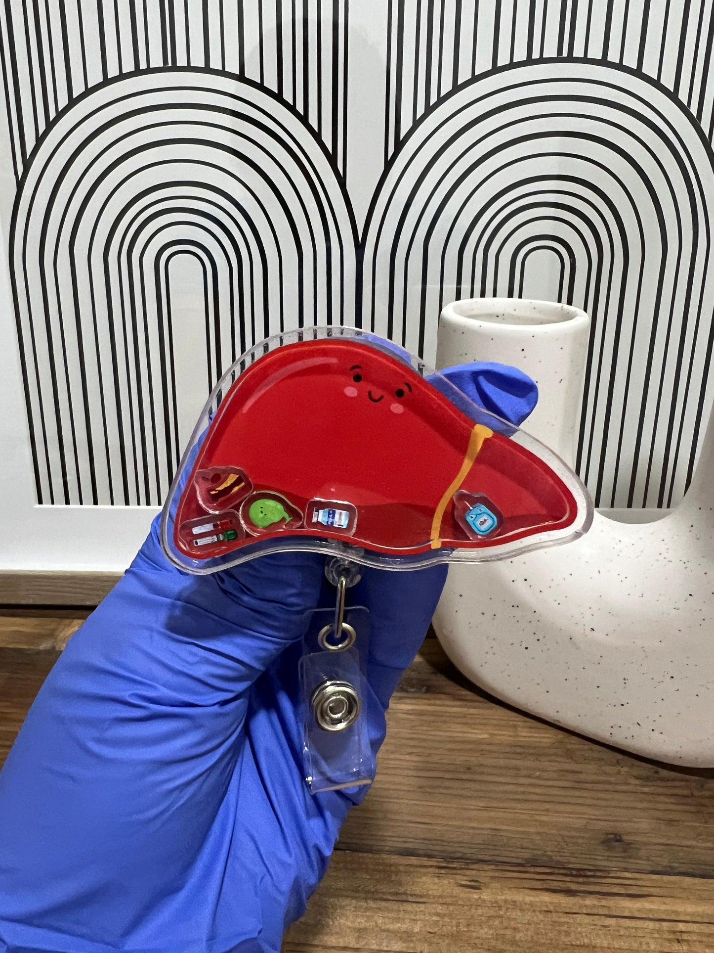 Shaker Badge Reel:Liver