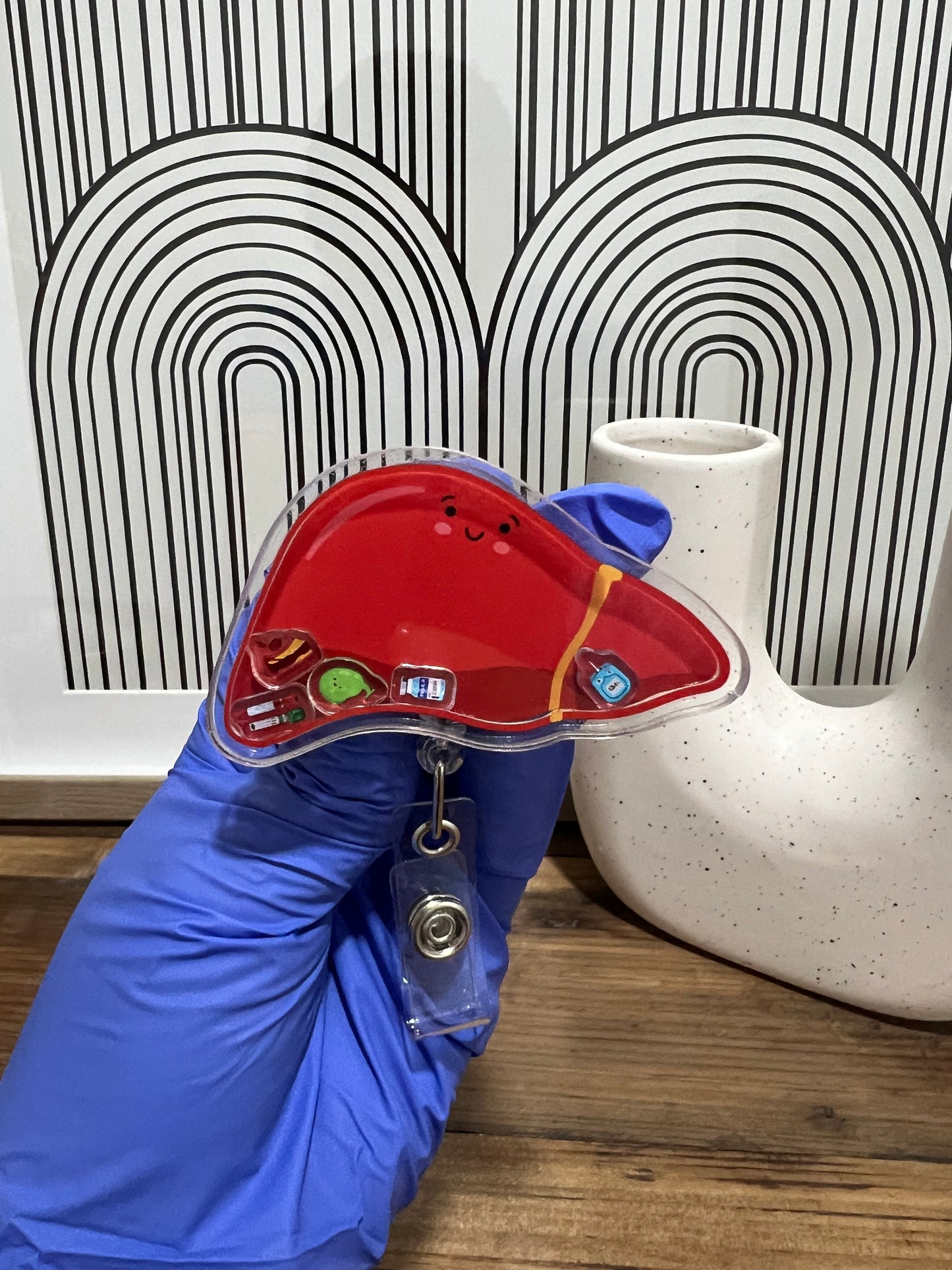 Shaker Badge Reel:Liver