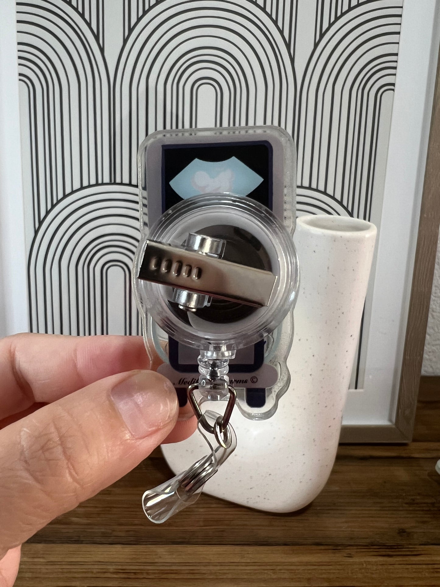 Ultrasound badge reel, sonographer