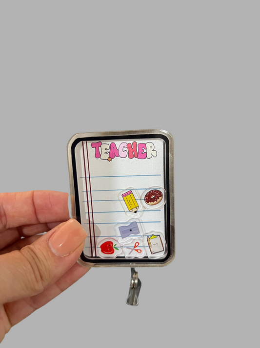 Shaker Badge Reel:Teacher