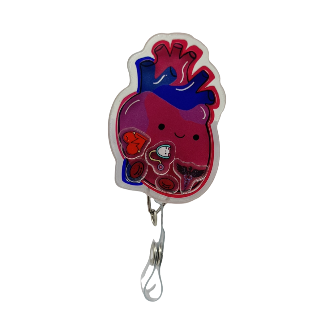 Shaker Badge Reel: Heart