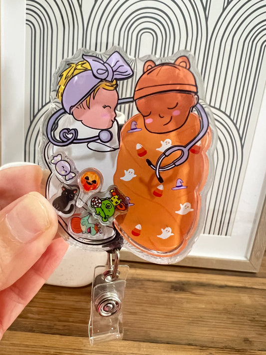 Halloween babies, Shaker Badge Reel