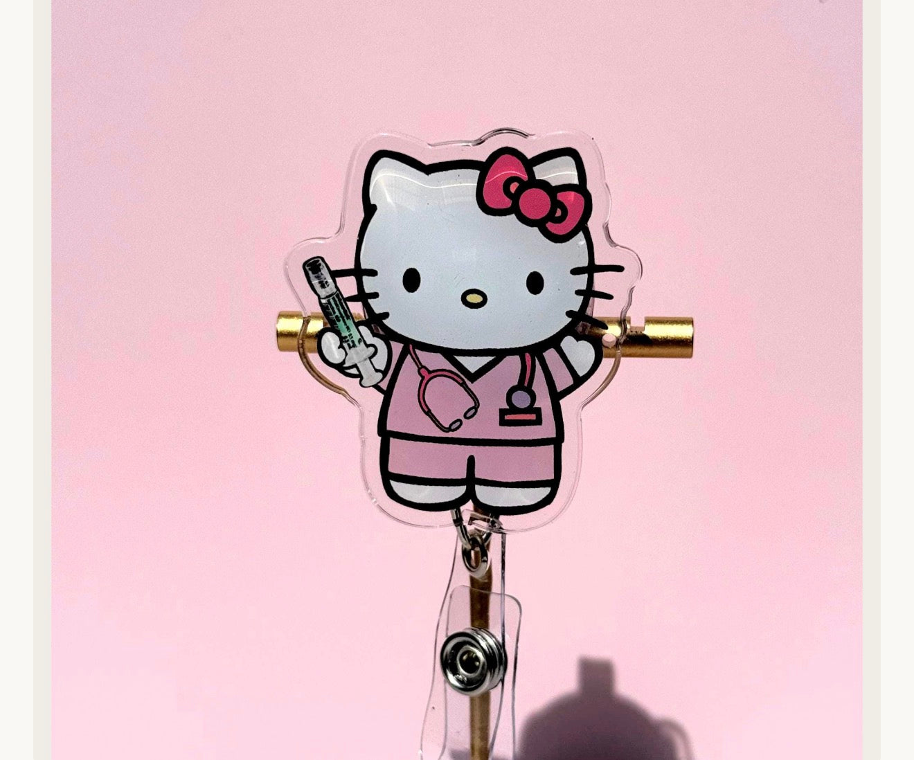 Badge reel Hello kitty