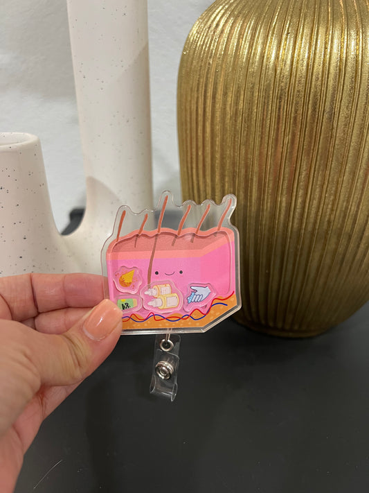 Shaker Badge Reel: skin layers
