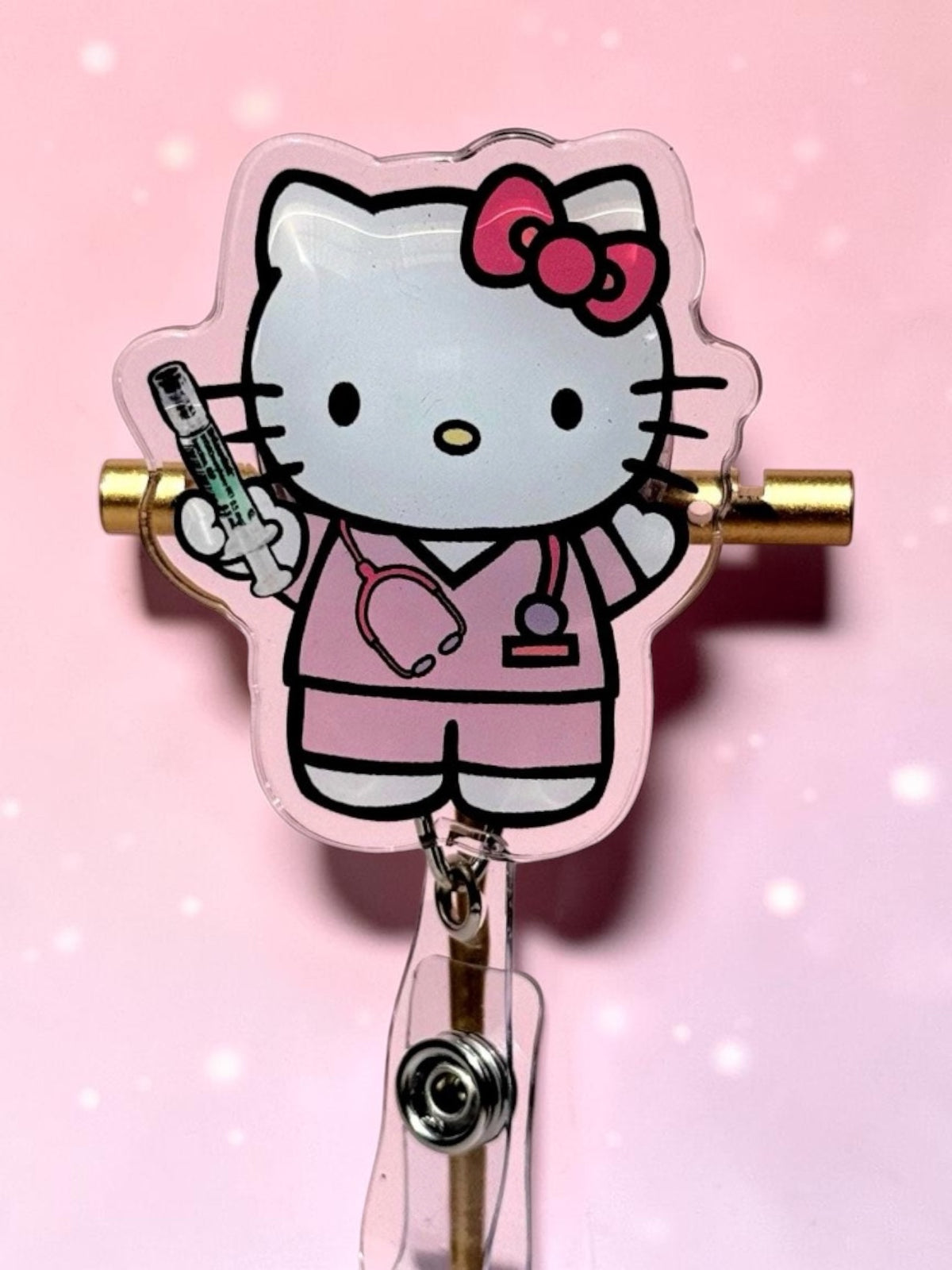 Badge reel Hello kitty
