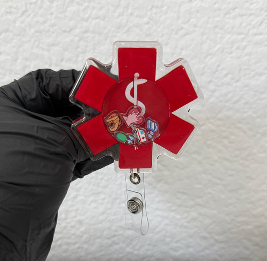 Emergency Shaker Badge Reel