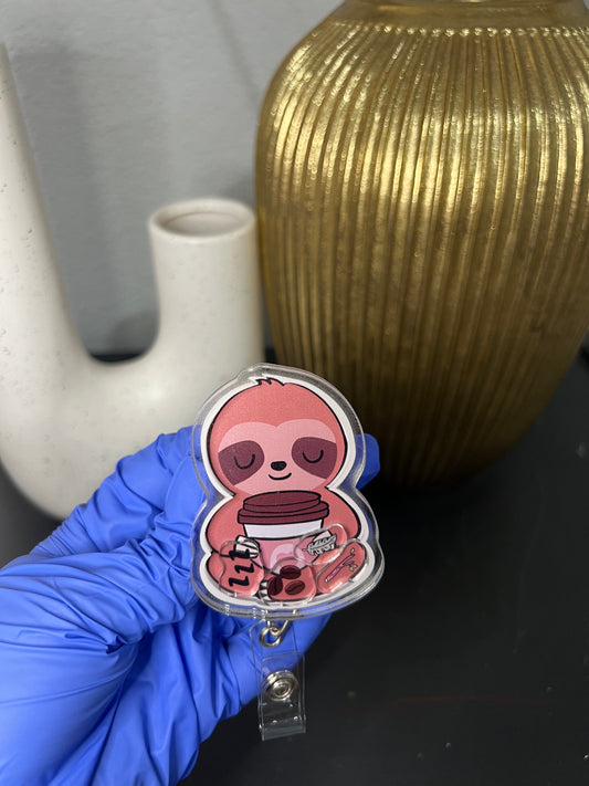 Shaker Badge Reel: Sloth