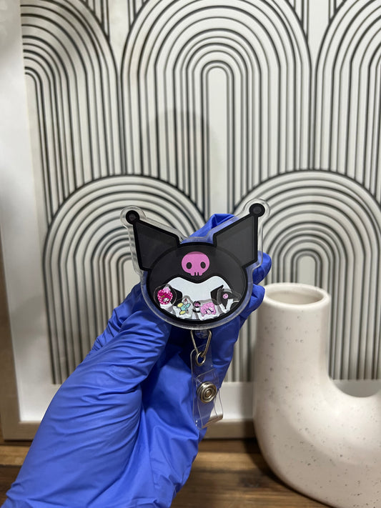 Shaker Badge Reel: kuromi