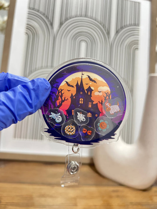 Shaker Badge Reel: haunted house