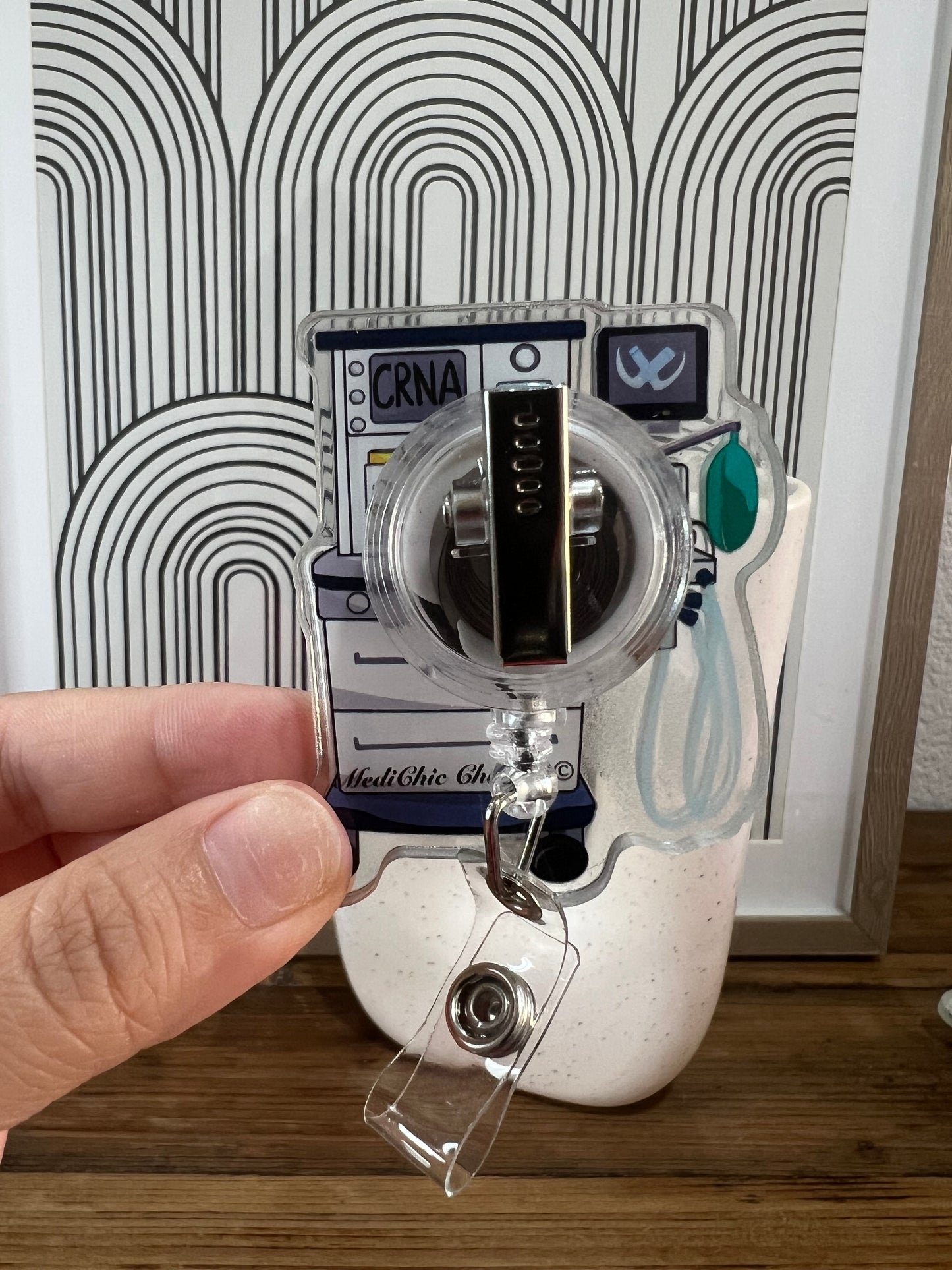 CRNA badge reel,  nurse anesthetist badge reel, funny anesthesiologist badge reel, CRNA student badge reel