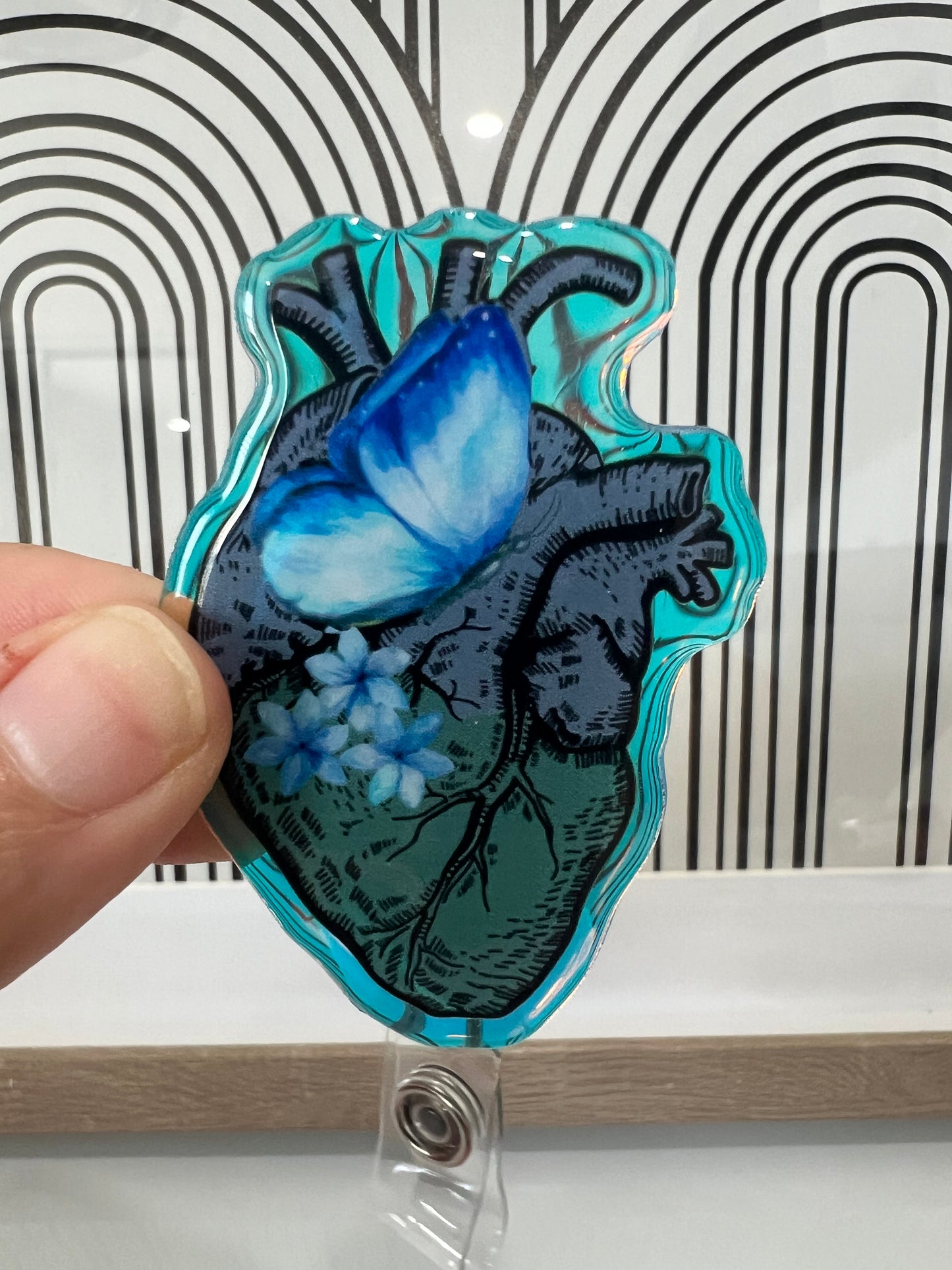 Cardiology Badge Reel, ICU Nurse Badge, Nurse Badge Reel,