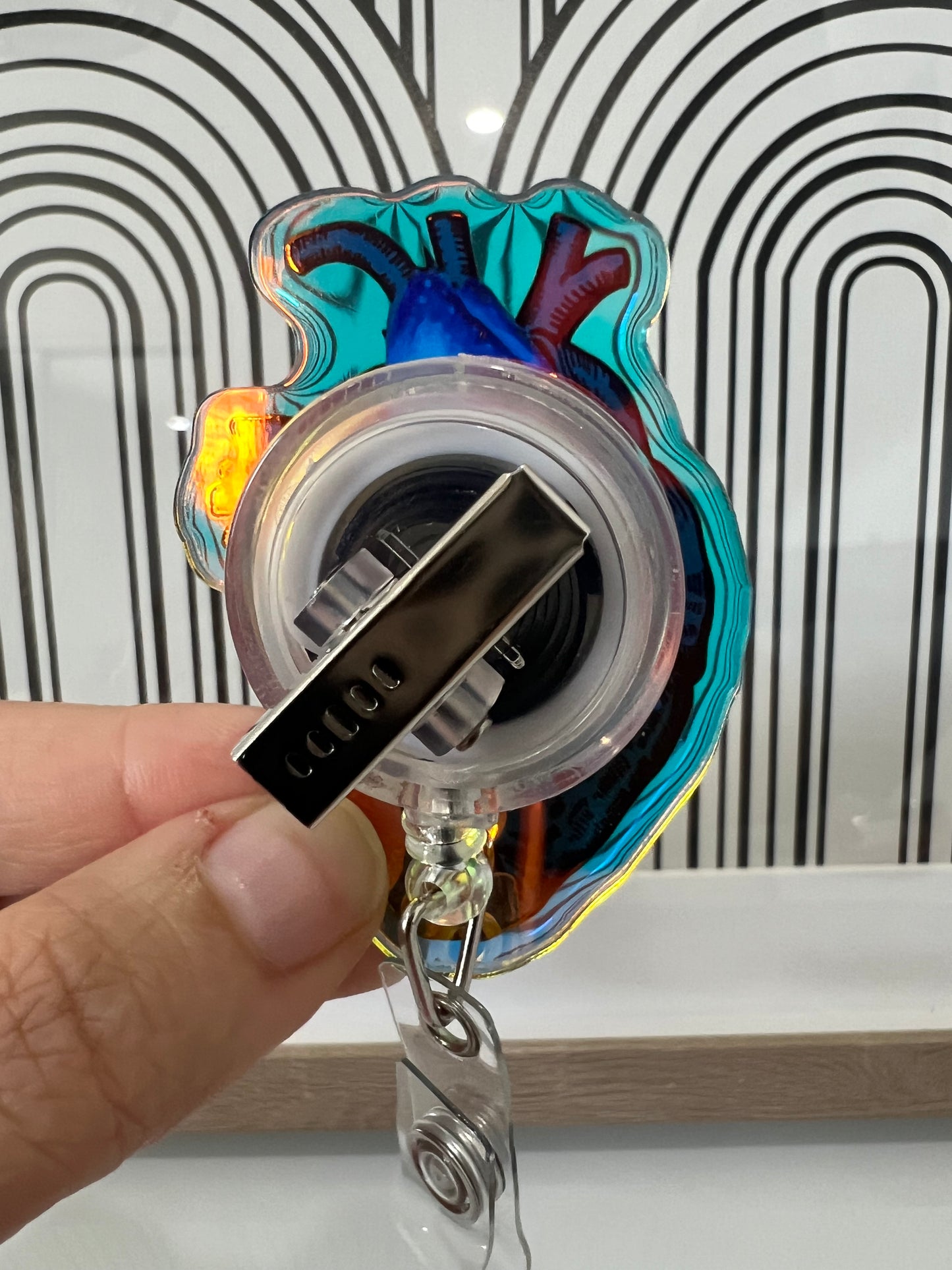 Cardiology Badge Reel, ICU Nurse Badge, Nurse Badge Reel,