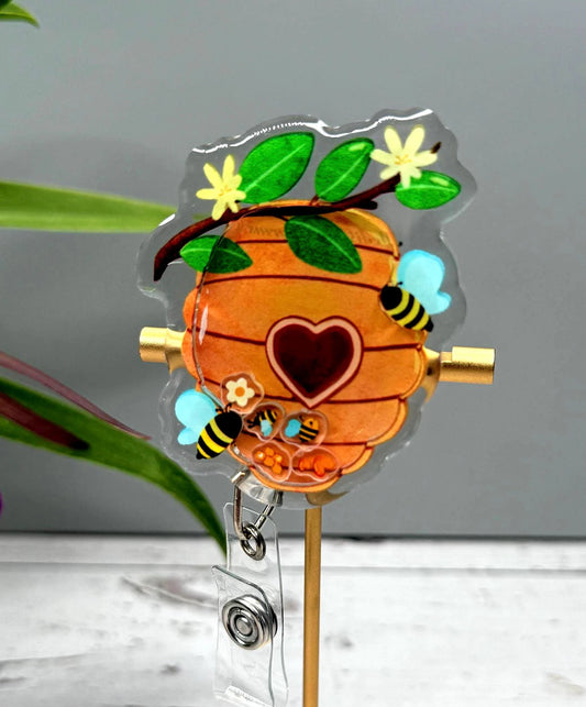 Shaker Badge Reel:Honeycomb