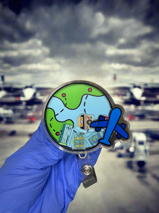 Shaker badge reel: Travel